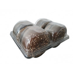 BURGER AU CHARBON ACTIF X4