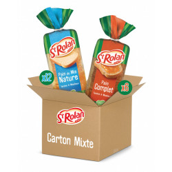 CARTON MIXTE PAINS DE MIE...